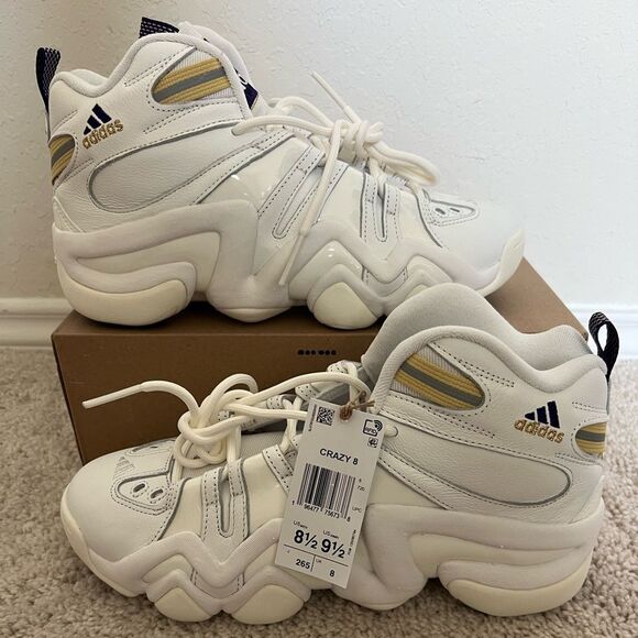 Adidas Crazy 8 Kobe Bryant Laker Home Alternative Basketball - Picture 1 of 9